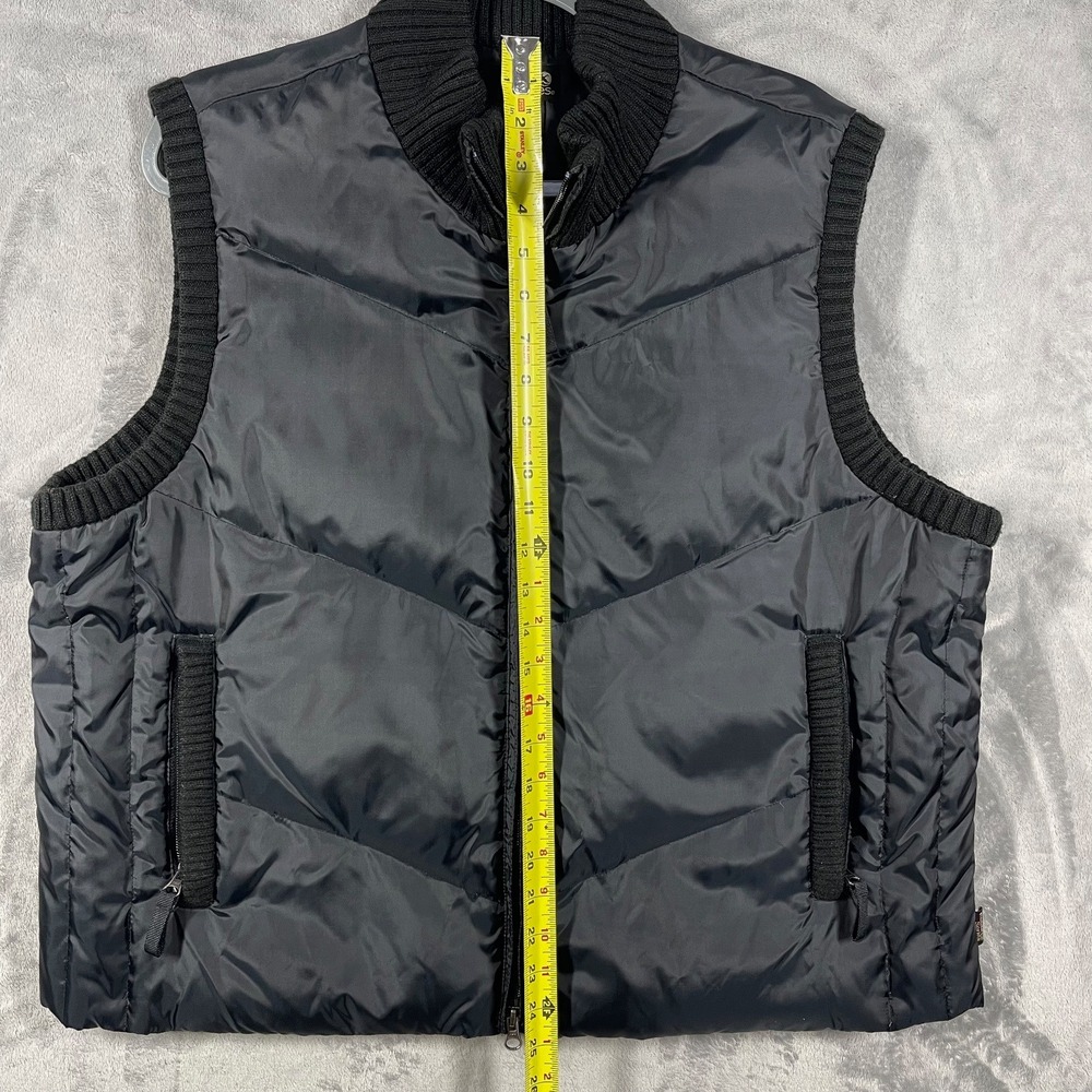 Guide Series Puffer Vest Women's XL Black Quilted Zip Up Sleeveless Down Blend - Picture 3 of 8